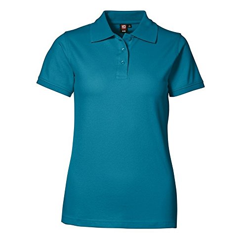 ID Identity Damen PIQUE POLOSHIRT | STRETCH 0527 (3XL, türkis) von ID Identity