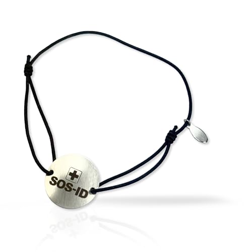 SOS-ID Armband Pulse silber – Notfallarmband mit QR-Code – Medizinischer Notfallpass – Sofort abrufbare Gesundheitsdaten – Eleganter und hochwertiger Schmuck für Ihre Sicherheit SOS-ID Armband Pulse silber – Notfallarmband mit QR-Code – Medizinischer Notfallpass – Sofort abrufbare Gesundheitsdaten – Eleganter und hochwertiger Schmuck für Ihre Sicherheit von ID-No.com