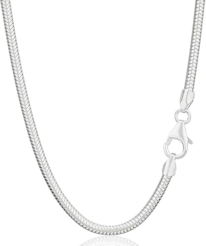 Halskette aus echtem 925er Sterlingsilber für Damen, 925, feine Kette, 55 cm x 1 mm, elegante und minimalistische Halskette, Unisex für Herren und Damen, antiallergen, hochwertiger Schmuck, ideales Halskette aus echtem 925er Sterlingsilber für Damen, 925, feine Kette, 55 cm x 1 mm, elegante und minimalistische Halskette, Unisex für Herren und Damen, antiallergen, hochwertiger Schmuck, ideales von IDELUSH