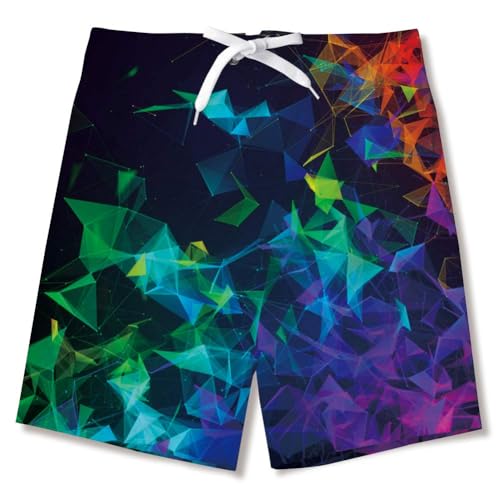 IDGREATIM Jungen Ananas Drucken Badehose Sommer Cool Quick Dry Board Shorts Badeanzug mit Seitentaschen 8T von IDGREATIM