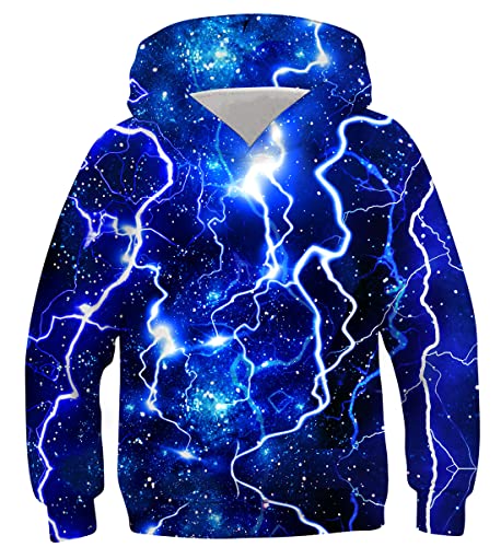 IDGREATIM Kind Pullover Mädchen Jungen Hoodies 3D Printed Sweatshirts Neuheit Unisex Mit Kapuze Pullover L von IDGREATIM