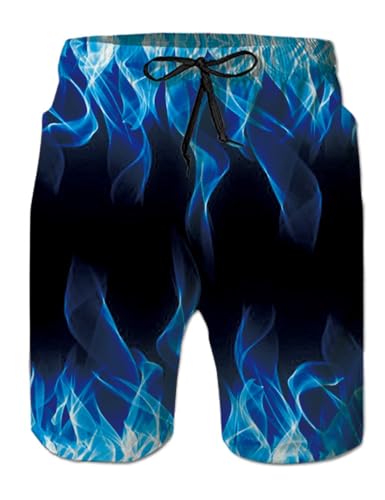 IDGREATIM Männer Strand Shorts 3D Print Herren Badehose Lustige Lounge Tragen Hosen Surfen Shorts Pyjama Bottoms Jogger Hosen M von IDGREATIM