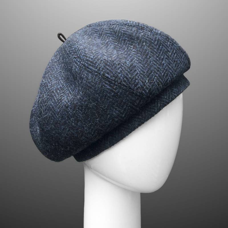 Swirl Baskenmütze Cloche Navy Blue Harris Tweed Fischgrat Wollleder Jeder Stoff Beliebige Größe Groß Maßanfertigung Maßanfertigung Handmade Swirl Baskenmütze Cloche Navy Blue Harris Tweed Fischgrat Wollleder Jeder Stoff Beliebige Größe Groß Maßanfertigung Maßanfertigung Handmade von IDHatShop