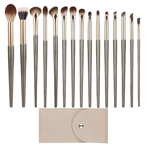 15 Make-Up-Pinsel-Sets Für Weiches Haar, Make-Up-Pinsel Für Anfänger, Make-Up-Tools Für Mädchen, Können Als Rougepinsel, Lidschattenpinsel, Foundation-Pinsel Verwendet Werden. von IDNVFY