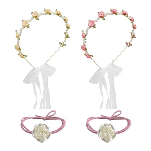 2 Blumenstirnbänder Und 2 Haarringe, Imitation Perlhaarzubehör, Accessoires Für Hochzeitskleidung, Foto -Requisiten, Für Reisen Geeignet, Partys, Tägliches Leben. 2 Blumenstirnbänder Und 2 Haarringe, Imitation Perlhaarzubehör, Accessoires Für Hochzeitskleidung, Foto -Requisiten, Für Reisen Geeignet, Partys, Tägliches Leben. von IDNVFY