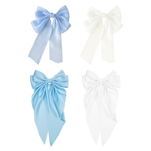 2 Stücke Großer Bughaarklammern Und 2 Stücke Kleiner Bughaarklammern, Hair -Accessoires Von Mädchen, Lange Streamer -Frühlingsklammern, Satinhaarklammern. 2 Stücke Großer Bughaarklammern Und 2 Stücke Kleiner Bughaarklammern, Hair -Accessoires Von Mädchen, Lange Streamer -Frühlingsklammern, Satinhaarklammern. von IDNVFY