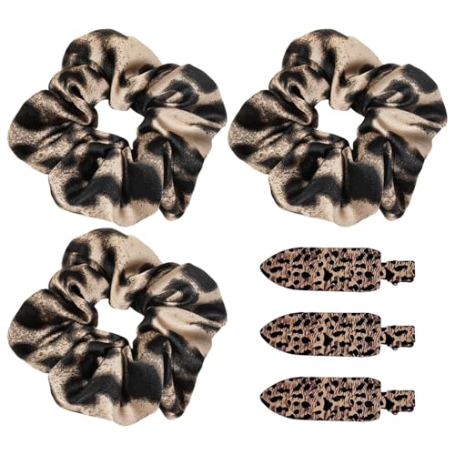 3 Leopardenmuster Haarringe Und 3 Haarklammern, Trendiges Stirnband Für Mädchen, Satin -Elastisches Haarband, Dekorationsclip, Haarspulenwerkzeug. 3 Leopardenmuster Haarringe Und 3 Haarklammern, Trendiges Stirnband Für Mädchen, Satin -Elastisches Haarband, Dekorationsclip, Haarspulenwerkzeug. von IDNVFY