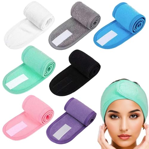 7 Stücke Von Frauen Schönheitshaarband, Verstellbares Stirnband, Elastisches Gesichtswaschen -Turban, Geeignet Für Make -Up, Sorgfalt Und Schlaf. 7 Stücke Von Frauen Schönheitshaarband, Verstellbares Stirnband, Elastisches Gesichtswaschen -Turban, Geeignet Für Make -Up, Sorgfalt Und Schlaf. von IDNVFY