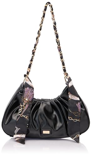IDONY Women's Schultertasche, SCHWARZ von IDONY