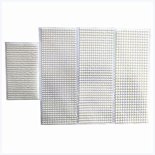 Doppel augenlid aufkleber Tatoos Aufkleber 3D Perle Gesicht Juwelen Lidschatten Strasssteine Selbstklebende Gesicht Körper Augenbraue Diamant Nagel Aufkleber Dekoration Eyeliner aufkleber(3mm 750pcs) von IDOTSEZU
