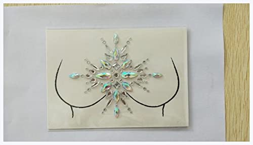 IDOTSEZU Doppel augenlid Aufkleber Aufkleber Temporäre Tattoo Gesicht Brust Juwel Kristall Edelsteine Festival Party Makeup Aufkleber Eyeliner Aufkleber(2) von IDOTSEZU