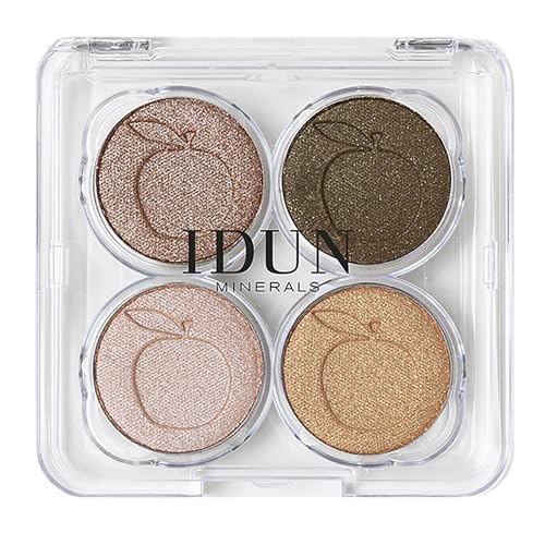 IDUN Minerals Eyeshadow Palette Brunkulla - 4 Shades Of Brown, Pink And Gold von IDUN Minerals
