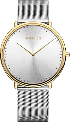 BERING Damen Uhr Quarz Movement - Classic Collection mit Edelstahl und Saphirglas 15739-010 - Wasserdicht: 3 ATM von BERING
