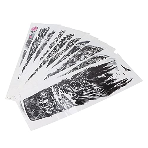 Full Arm Tattoo Body Stickers, Safe Tattoo Sleeves Tatoo Stickers for Punk Party for Women von IDWT