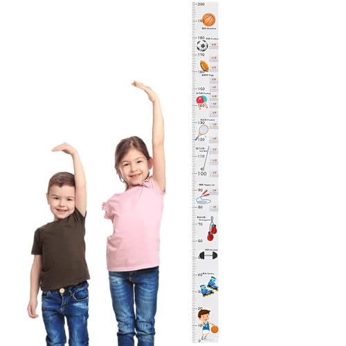 IEBTAWN 1 Stück Messlatte Für Kinder – Kinder Messlatte Höhe Diagramm – Messlatten Für Baby- Und Kleinkinderzimmer – Wachstumstabelle- Einfache Aufnahme, Dauerhafte Nutzung – 200 X 16Cm von IEBTAWN