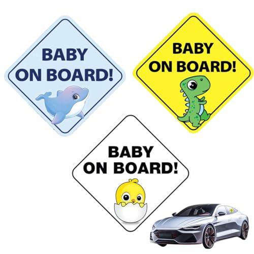IEBTAWN 3 Stück Baby On Board Aufkleber Füße Baby In Car Auto Sticker Babyaufkleber Autoaufkleber, Baby An Board Schild Für Auto von IEBTAWN