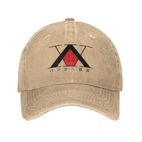 IEINYAUP X Hunter Hunter Association Baseballkappe Casual Distressed Denim Snapback Hut Outdoor Unstructured Soft Hats Cap von IEINYAUP
