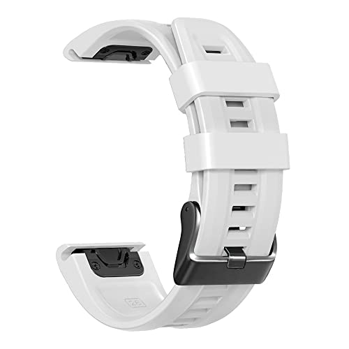 IENYU 22 x 26 mm weiches Silikon-Schnellverschluss-Armband für Garmin Fenix 7X 7 Fenix 5X 5 Plus 6X 6 Pro 3 3HR Forerunner 935 Easyfit Armband, 26MM Fenix 3 3HR, Achat von IENYU