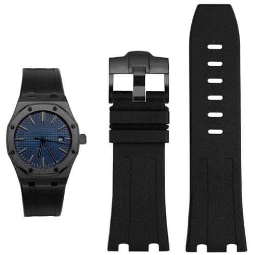 IENYU Gummi-Silikonarmband für AP Abby 15703 Royal Oak Offshore-Serie, Uhrenarmband, 28 mm, 28mm-with logo, Achat von IENYU