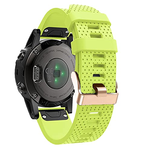 IENYU Hot 20 mm Uhrenarmband für Garmin Fenix 5S/Fenix 5S Plus/Fenix 6S Smartwatch-Armband, Silikon, Easyfit, For Fenix 6S, Achat von IENYU