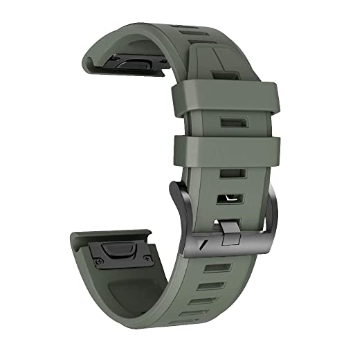 IENYU Silikon-Uhrenarmband für Garmin Fenix 6X 5X 3 D2 Tactix Bravo Descent MK1 MK2 Armband, Zubehör, 22 mm, 26 mm, 22 mm, Achat von IENYU