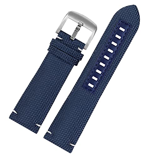 IENYU Uhrenarmband aus echtem Leder für Mido M026.629/430 Ocean Star M042.430 Navigator Helmsman atmungsaktives Nylon-Uhrenarmband 22 m Gurt, 22 mm, Achat von IENYU