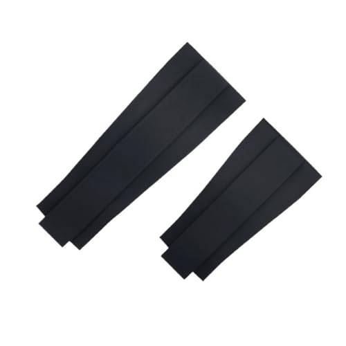 IENYU Uhrenarmband mit flachem Ende, weiches Fluorkautschuk, 22 mm, für Rolex-Armband für Deepsea Sea-Dweller Sky Dweller Armband, 20 mm von IENYU