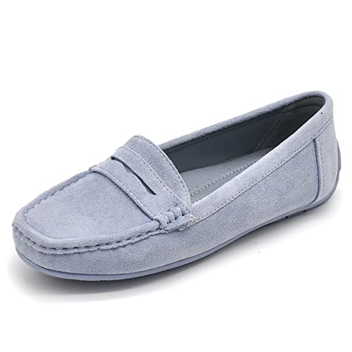 IF Fashion Schuhe Mokassins Slip On Loafers Weich Damen mit Strass Pietri Wildleder 7137, 245 Himmelblau, 36 EU IF Fashion Schuhe Mokassins Slip On Loafers Weich Damen mit Strass Pietri Wildleder 7137, 245 Himmelblau, 36 EU von IF