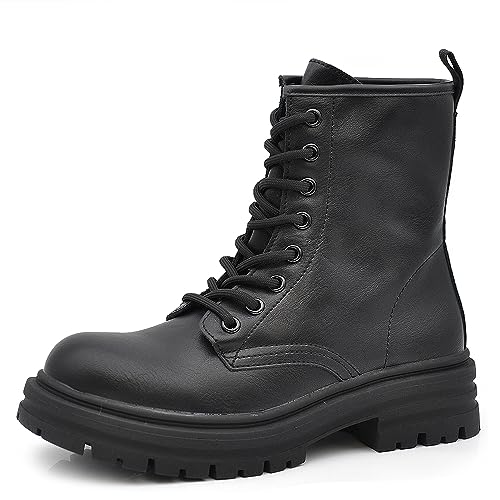 IF Fashion Stiefel Stiefeletten Amphibien Damenschuhe mit Platform Zip 6004, Y13 Schwarz, 38 EU IF Fashion Stiefel Stiefeletten Amphibien Damenschuhe mit Platform Zip 6004, Y13 Schwarz, 38 EU von IF