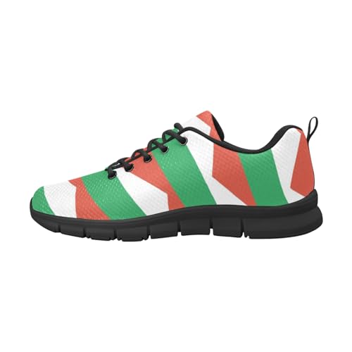 IFCXA Bulgarien-Flagge, leichte atmungsaktive Herren-Laufschuhe, modische Sneaker, mehrfarbig, 38 EU von IFCXA