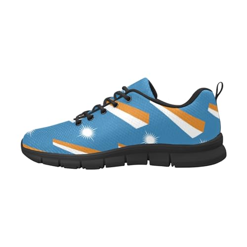 IFCXA Marshallinsel-Flagge, leichte atmungsaktive Herren-Laufschuhe, modische Sneaker, mehrfarbig, 40 EU von IFCXA