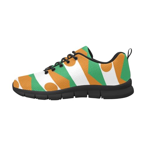 IFCXA Niger Flag Herren-Laufschuhe, leicht, atmungsaktiv, modischer Sneaker, mehrfarbig, 40 EU von IFCXA