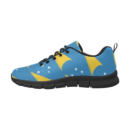 IFCXA Tokelau Flag Herren-Laufschuhe, leicht, atmungsaktiv, modischer Sneaker, mehrfarbig, 44 EU von IFCXA