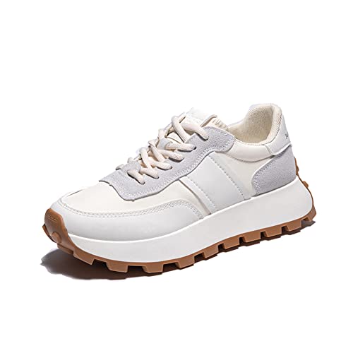 IFIKK Frauen Jugend Koreanische Mode Neue Allgleiches Forrest Gump Schuhe Flache Schuhe Laufschuhe Turnschuhe (SH10,40) von IFIKK