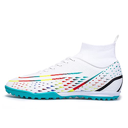 IFIKK Fußballschuhe Herren Erwachsene Jugend Wettkampftraining Schuhe Kunstrasen Innen- Und Spikes Fußballschuhe (op08,37) von IFIKK