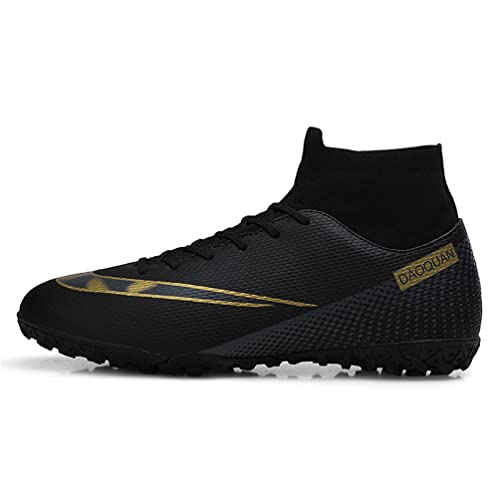 IFIKK Fußballschuhe Herren Profi-Athletiktraining High Top Fußballschuhe mit Spikes und Stollen, Outdoor-Sport Trainingsschuhe für Jungen von IFIKK