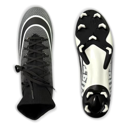 IFIKK Fußballschuhe Herren Spike Cleats Athletics Spikes Fußballschuhe Unisex-Kinder Trainingsschuhe Professionelle Turnschuhe Outdoor Sport Fußball Stiefel Wettkampf von IFIKK