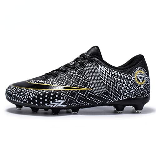 IFIKK Fußballschuhe Herren Spike Cleats Athletics Spikes Fußballschuhe Unisex-Kinder Trainingsschuhe Professionelle Turnschuhe Outdoor Sport Fußball Stiefel Wettkampf (Niedrig Stil 6, EU34) von IFIKK