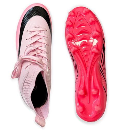 IFIKK Fußballschuhe Herren Spike Cleats Athletics Spikes Fußballschuhe Unisex-Kinder Trainingsschuhe Professionelle Turnschuhe Outdoor Sport Fußball Stiefel Wettkampf von IFIKK