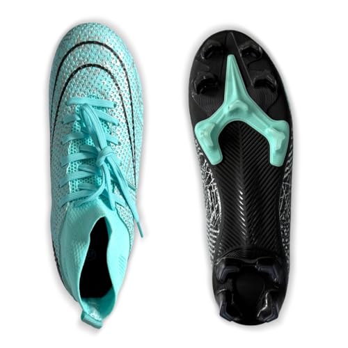 IFIKK Fußballschuhe Herren Spike Cleats Athletics Spikes Fußballschuhe Unisex-Kinder Trainingsschuhe Professionelle Turnschuhe Outdoor Sport Fußball Stiefel Wettkampf von IFIKK