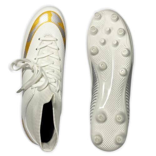 IFIKK Fußballschuhe Herren Spike Cleats Athletics Spikes Fußballschuhe Unisex-Kinder Trainingsschuhe Professionelle Turnschuhe Outdoor Sport Fußball Stiefel Wettkampf von IFIKK