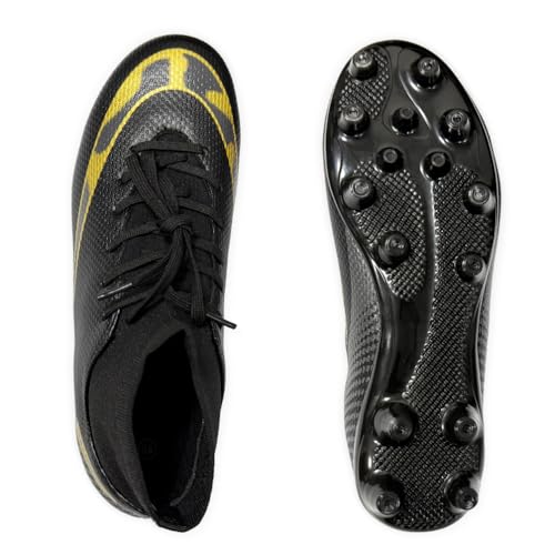 IFIKK Fußballschuhe Herren Spike Cleats Athletics Spikes Fußballschuhe Unisex-Kinder Trainingsschuhe Professionelle Turnschuhe Outdoor Sport Fußball Stiefel Wettkampf von IFIKK