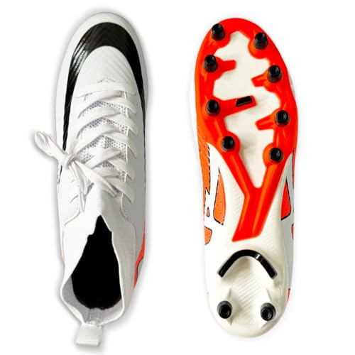 IFIKK Fußballschuhe Herren Spike Cleats Athletics Spikes Fußballschuhe Unisex-Kinder Trainingsschuhe Professionelle Turnschuhe Outdoor Sport Fußball Stiefel Wettkampf von IFIKK