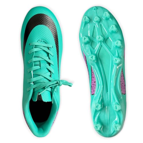 IFIKK Fußballschuhe Herren Spike Cleats Athletics Spikes Fußballschuhe Unisex-Kinder Trainingsschuhe Professionelle Turnschuhe Outdoor Sport Fußball Stiefel Wettkampf von IFIKK