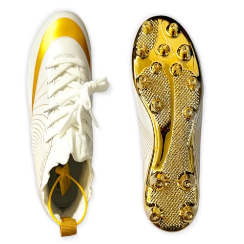 IFIKK Fußballschuhe Herren Spike Cleats Athletics Spikes Fußballschuhe Unisex-Kinder Trainingsschuhe Professionelle Turnschuhe Outdoor Sport Fußball Stiefel Wettkampf von IFIKK