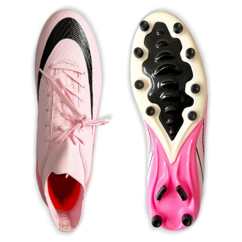 IFIKK Fußballschuhe Herren Spike Cleats Athletics Spikes Fußballschuhe Unisex-Kinder Trainingsschuhe Professionelle Turnschuhe Outdoor Sport Fußball Stiefel Wettkampf von IFIKK