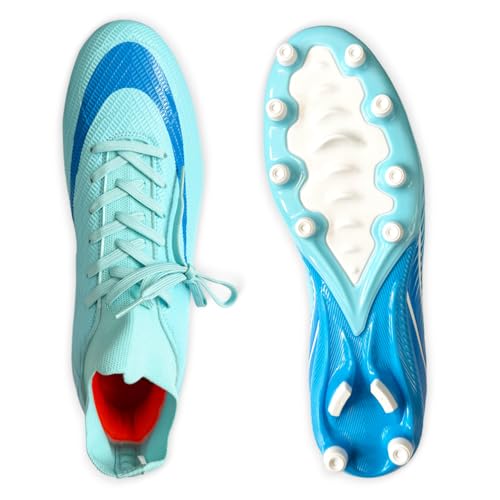IFIKK Fußballschuhe Herren Spike Cleats Athletics Spikes Fußballschuhe Unisex-Kinder Trainingsschuhe Professionelle Turnschuhe Outdoor Sport Fußball Stiefel Wettkampf von IFIKK