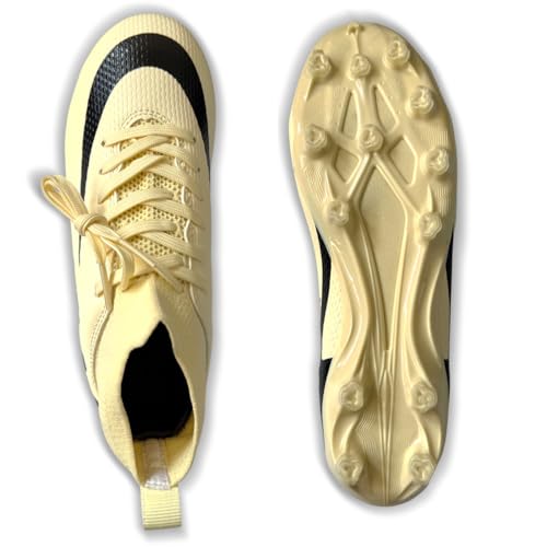 IFIKK Fußballschuhe Herren Spike Cleats Athletics Spikes Fußballschuhe Unisex-Kinder Trainingsschuhe Professionelle Turnschuhe Outdoor Sport Fußball Stiefel Wettkampf von IFIKK