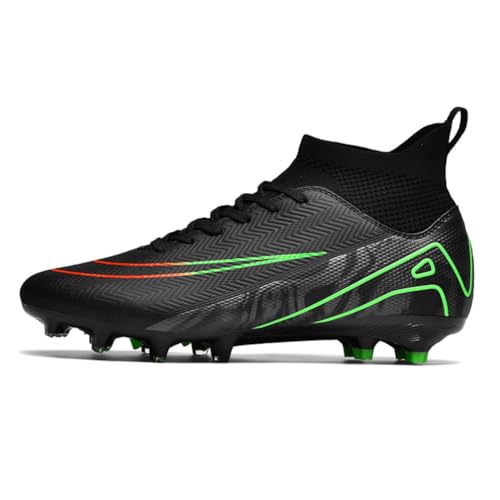 IFIKK Fußballschuhe Herren Spike Cleats Athletics Spikes Fußballschuhe Unisex-Kinder Trainingsschuhe Professionelle Turnschuhe Outdoor Sport Fußball Stiefel Wettkampf von IFIKK