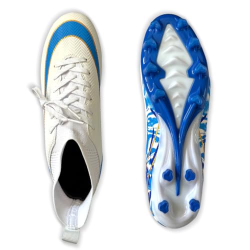 IFIKK Fußballschuhe Herren Spike Cleats Athletics Spikes Fußballschuhe Unisex-Kinder Trainingsschuhe Professionelle Turnschuhe Outdoor Sport Fußball Stiefel Wettkampf von IFIKK